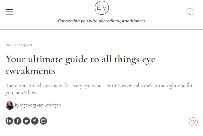 Etre Vous - all things eye tweakment