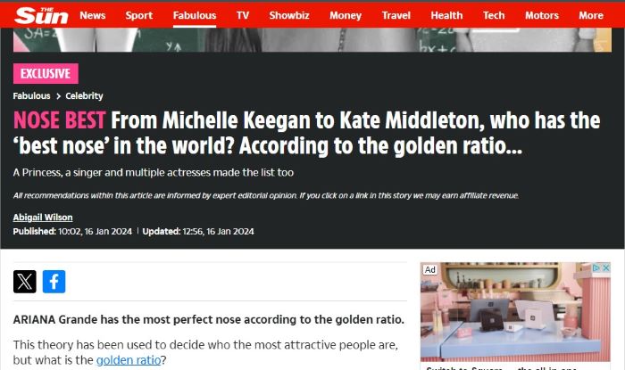 The Sun - who has the best nose