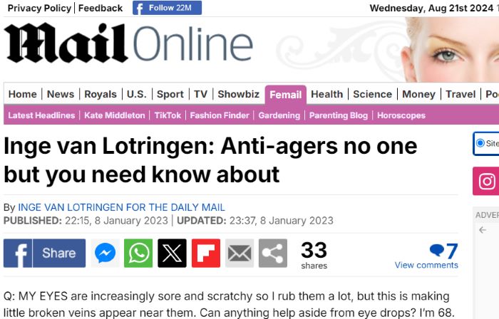 daily mail OptiLight