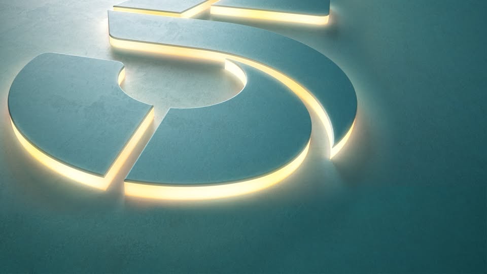 Auto Draft land channel 5 logo