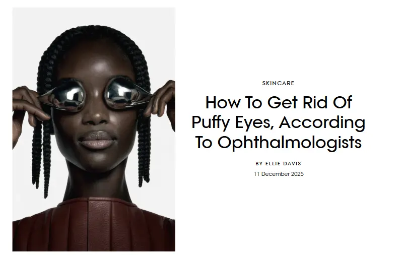 How To Get Rid Of Puffy Eyes, According To Ophthalmologists bv post