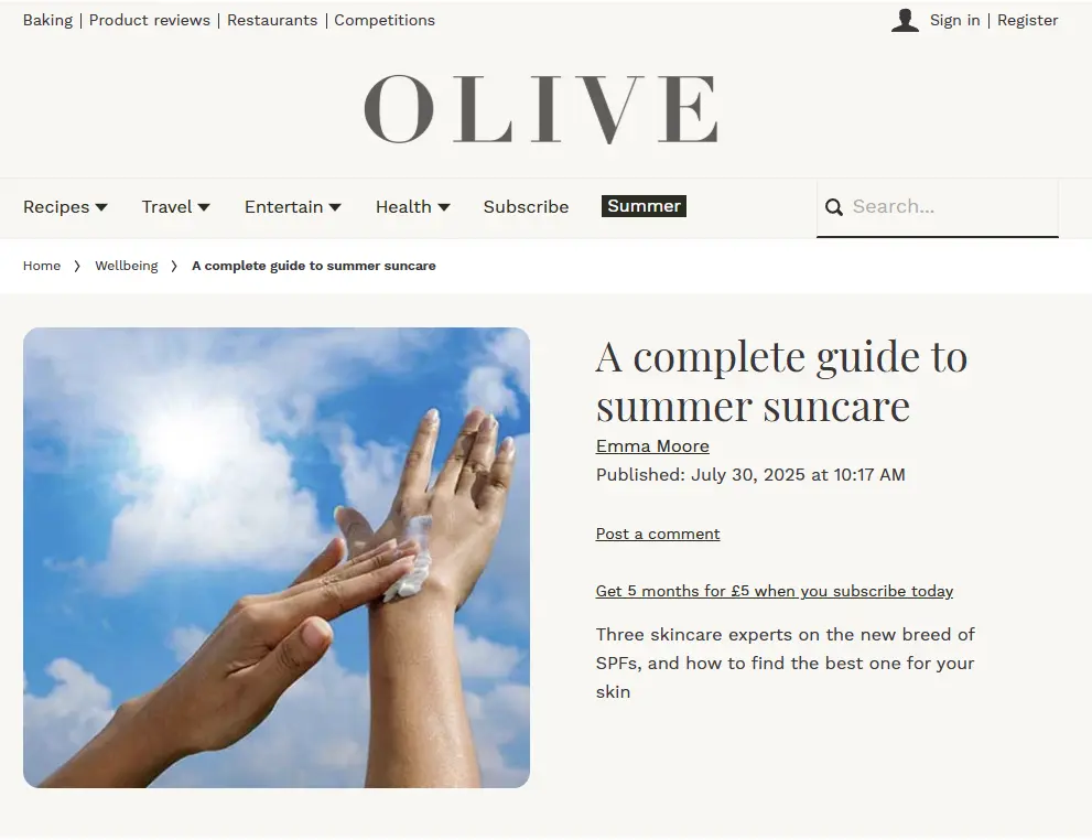 A complete guide to summer suncare fr om news